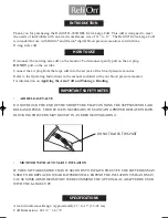 Preview for 1 page of ReliOn H-003 Instruction Booklet