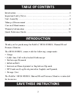 Preview for 2 page of ReliOn HEM-18SREL Instruction Manual