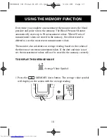 Preview for 18 page of ReliOn HEM-780REL Instruction Manual