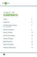 Preview for 4 page of ReliOn LiFePO4 Series User Manual