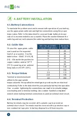 Preview for 8 page of ReliOn LiFePO4 Series User Manual