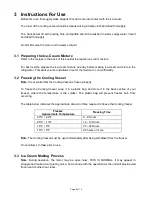 Preview for 6 page of Relish SBL-1801 User Manual