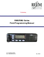 RELM RM Series Field Programming Manual preview