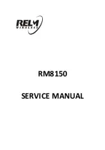 Preview for 1 page of RELM RM8150 Series Service Manual