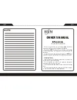 Предварительный просмотр 2 страницы RELM RPU4200A Owner'S Manual