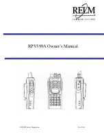 RELM RPV599A Owner'S Manual preview