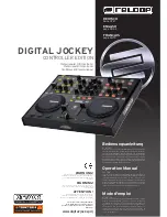 Предварительный просмотр 1 страницы Reloop DIGITAL JOCKEY CONTROLLER Operation Manual