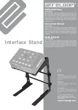 Reloop Interface Stand Instruction Manual preview