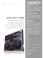 Reloop Jockey 3 Remix Instruction Manual предпросмотр