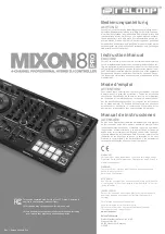 Предварительный просмотр 1 страницы Reloop MIXON8 PRO Instruction Manual