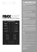 Preview for 1 page of Reloop RMX 10BT Instruction Manual