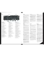 Предварительный просмотр 3 страницы Reloop RMX-40 DSP Operation Manual