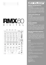 Reloop RMX60 DIGITAL Instruction Manual предпросмотр