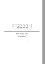 Предварительный просмотр 3 страницы Reloop RP-2000 Instruction Manual