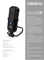 Reloop sPodcaster Go Instruction Manual preview