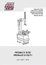 Rema Tip Top PROMAXX 8150 Operator'S Manual preview