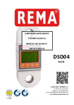 REMA DSD04 Series Owner'S Manual предпросмотр