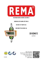 REMA DSD05 Series Owner'S Manual предпросмотр