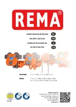 REMA ELEPHANT 111 Owner'S Manual предпросмотр