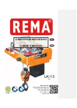 Preview for 1 page of REMA LK-13 Series Owner'S Manual