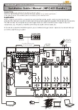 Предварительный просмотр 1 страницы Remaco MPC-851 Installation Manual & Manual