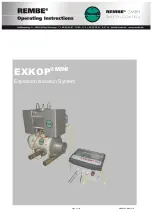 REMBE EXKOP Mini Operating Instructions Manual предпросмотр