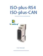 Remberg ISO-plus-CAN User Manual preview