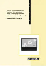 Preview for 1 page of REMEHA Celcia MC4 Installation And User Manual