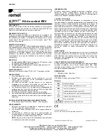 Preview for 5 page of remel Xpect RSV Control Kit General Information