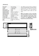 Preview for 8 page of Remii WM-50-XS Assembly, Installation And Operation Instructions