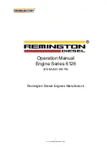 Remington Diesel 6126 Series Operation Manual preview