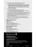 Preview for 10 page of Remington Professional BHT1001AU Use & Care Manual