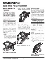 Предварительный просмотр 4 страницы Remington 117535-01 Owner'S Manual