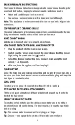 Preview for 9 page of Remington AC5700AU Use & Care Manual