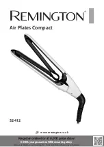 Предварительный просмотр 1 страницы Remington Air Plates Compact S2412 Quick Start Manual