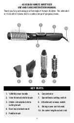 Предварительный просмотр 4 страницы Remington AS1220AU Manual