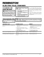 Предварительный просмотр 8 страницы Remington Axcess 117535-01A Owner'S Manual