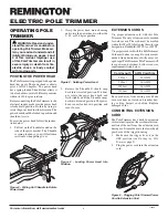 Preview for 4 page of Remington AXCESS TRIMMER 110946-01A Owner'S Manual