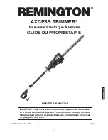 Предварительный просмотр 28 страницы Remington Axcess trimmer RM3017HP Owner'S Manual