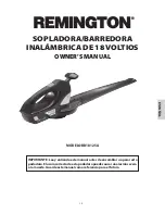 Предварительный просмотр 13 страницы Remington BB18125A Owner'S Manual