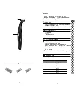 Предварительный просмотр 2 страницы Remington BHT6100 Instructions Manual