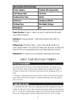 Preview for 5 page of Remington BHT6250AU Use & Care Manual