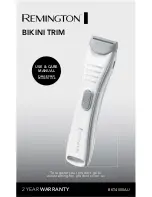 Preview for 1 page of Remington BIKINI TRIM BKT4000AU Use & Care Manual