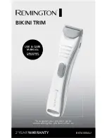 Предварительный просмотр 1 страницы Remington BIKINI TRIM BKT4000AU Use & Care Manual