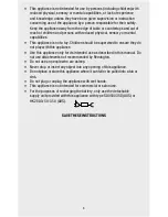Preview for 3 page of Remington BIKINI TRIM BKT4000AU Use & Care Manual