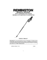 Preview for 31 page of Remington BRANCH WIZARD RM0612P Owner'S Manual
