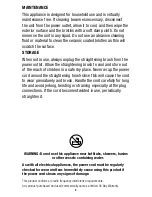 Предварительный просмотр 8 страницы Remington CB7400AU Use & Care Manual