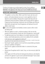 Preview for 3 page of Remington CB7480 Manual