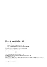 Предварительный просмотр 72 страницы Remington CB7A138 Manual