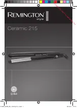 Remington Ceramic 215 Manual preview